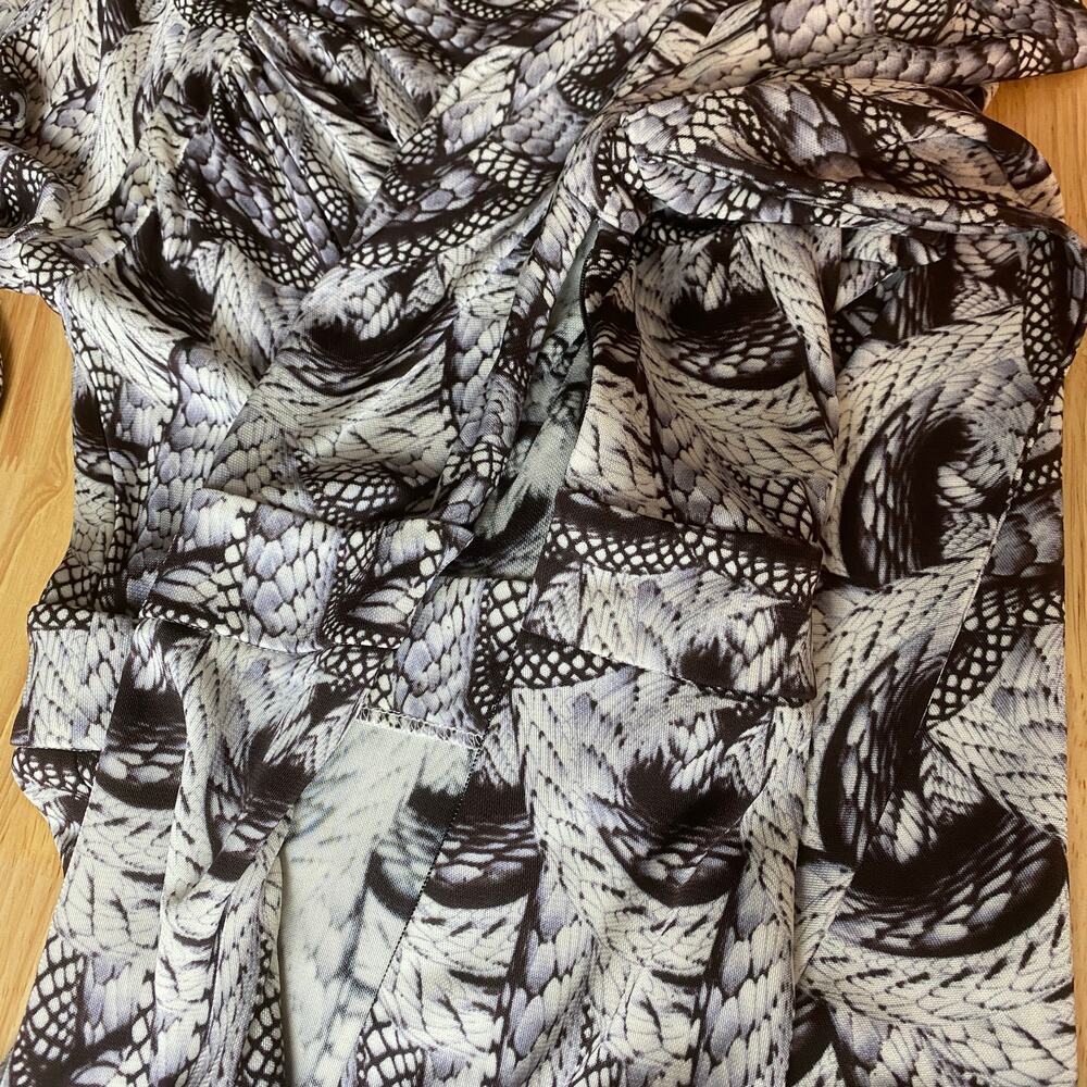 Anthropologie Leifsdottir Black Python Kimono Sle… - image 12